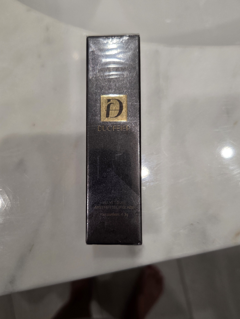 Ducfeier Velvet Soft Mist Matte Lip Glaze Color 02. New In Sealed Box. 3 Piece